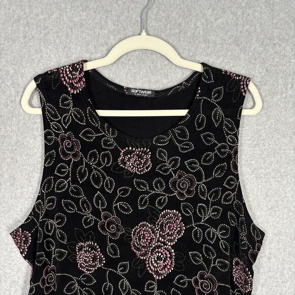 Softwear Mark Singer Top Large Slinky Knit Career Capsule Church Maximalist Loud - Picture 2 of 9